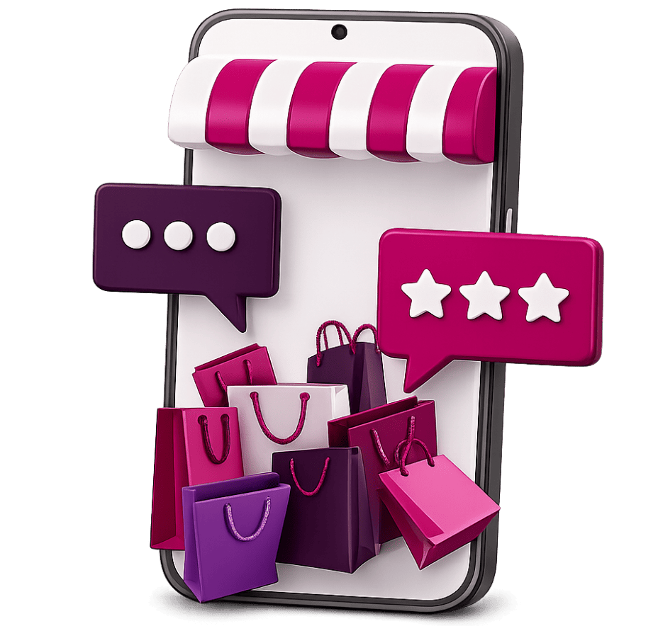 ECommerce store owner managing and growing an online business with Nexify automation services