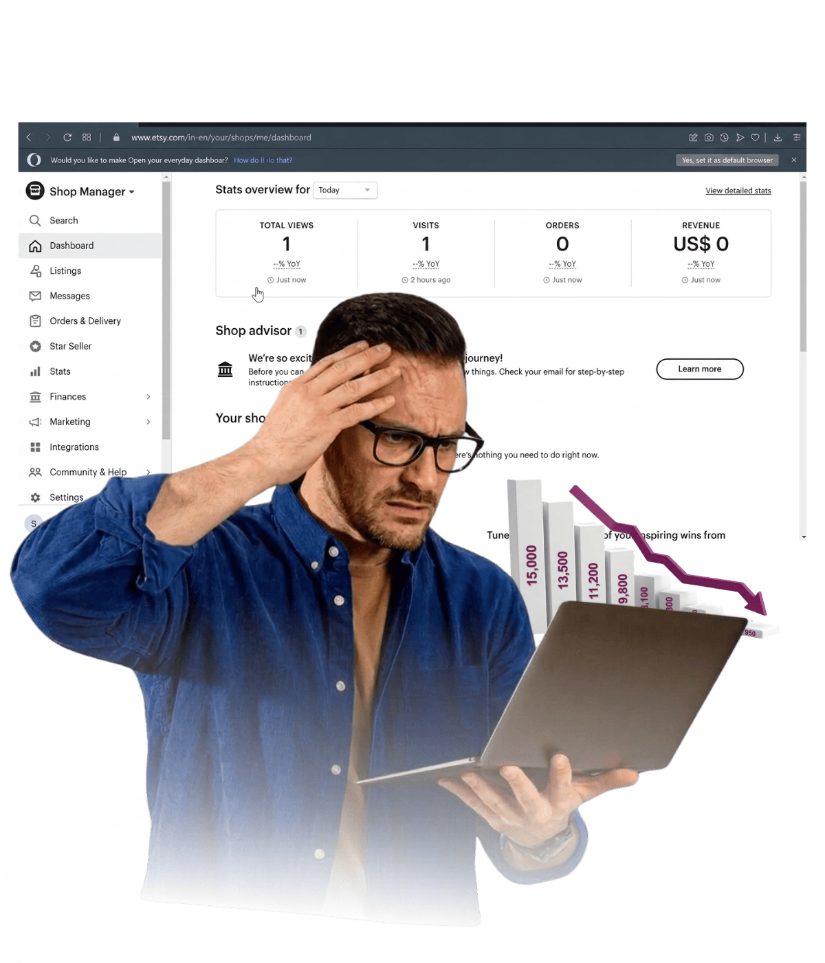Etsy store overcoming growth challenges with professional automation services