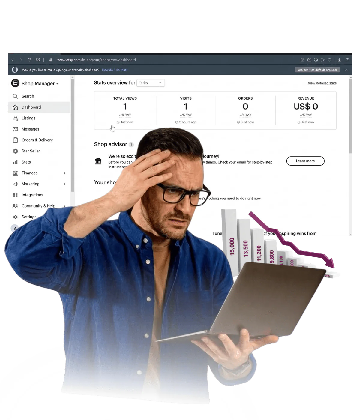 Etsy store overcoming growth challenges with professional automation services