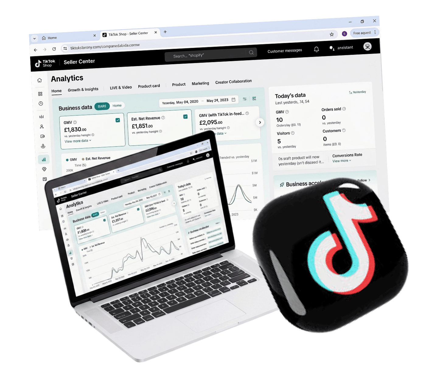 TikTok dropshipping service helping businesses launch and scale a profitable TikTok Shop