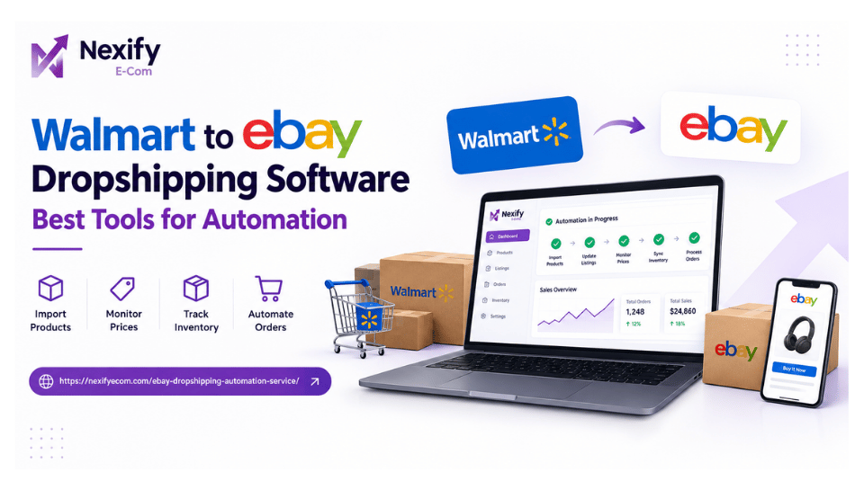Walmart to eBay Dropshipping Software - Best Automation Tools | Nexify Ecom